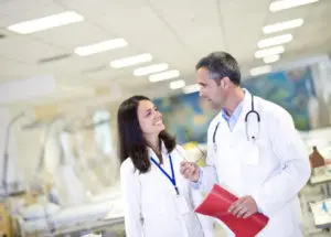 Doctor and patient