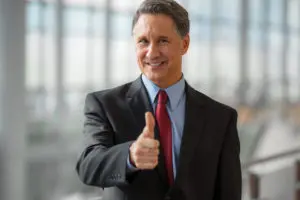 CEO giving a thumbs-up