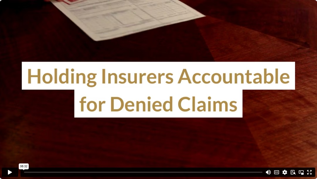 Holding Insurers Accountable for Denied Claims